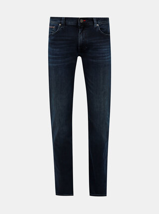 Tmavomodré pánske straight fit rifle Tommy Hilfiger