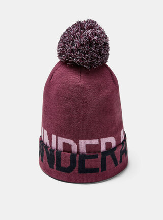 Fialová dámská čepice Graphic Pom Under Armour