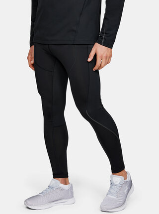 Černé pánské kompresní legíny Rush Under Armour