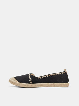 Černé espadrilky Roxy
