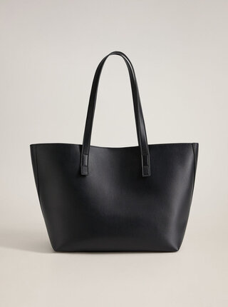 Černý shopper Mango Adhala