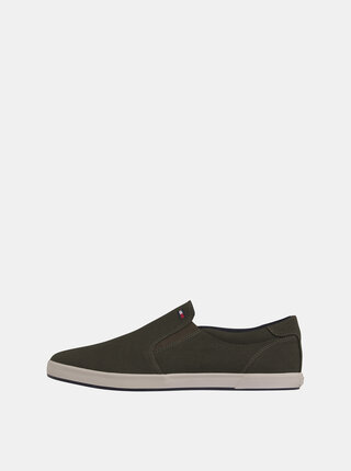 Khaki pánské slip on Tommy Hilfiger