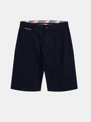 Tmavomodré pánske chino kraťasy Tommy Hilfiger
