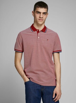 Vínová polokošeľa Jack & Jones Bluwin