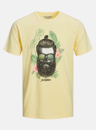 Žluté tričko Jack & Jones Ricky