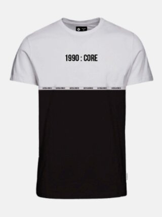 Bílo-černé tričko Jack & Jones Block