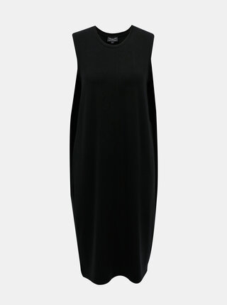 Černé midišaty Selected Femme Lola