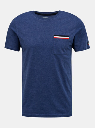 Modré tričko Jack & Jones Carlos