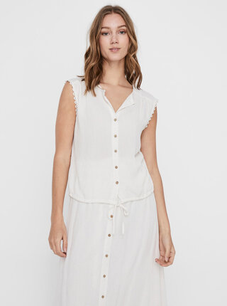 Biela blúzka VERO MODA Naomi