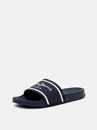 Tmavomodré pánske šľapky Pepe Jeans