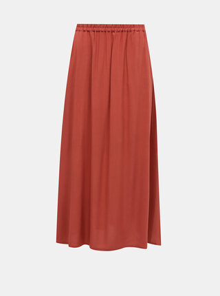 Cihlová maxi sukně VERO MODA Simply